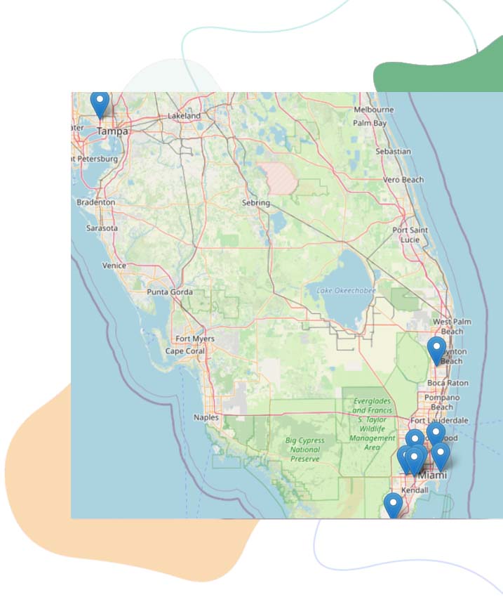Map of Our Locations